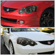 D-Motoring - Headlights - Smoked Lens - Amber Corner - Plug-n-Play - Pair - 2-04 Acura RSX - 3