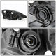 D-Motoring - Headlights - Smoked Lens - Amber Corner - Plug-n-Play - Pair - 2-04 Acura RSX - 4