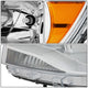 D-Motoring - Headlights - Chrome Housing - Clear Lens - Amber Corner - Plug-n-Play - Pair - 15-17 Chevy Colorado - 3