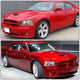 D-Motoring - Headlights - Chrome Housing - Amber Corner - Plug-n-Play - Pair - 06-10 Dodge Charger - 5