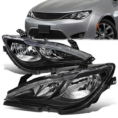 17-19-chrysler-pacifica-headlight-headlamps-black-housing-without-quad-lamps-hl-oh-cpac17-bk-cl1 - 1