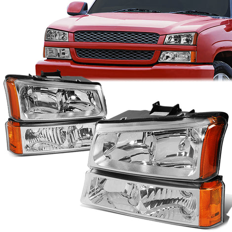 headlight-chevy-avalanche-silverado-hl-oh-cs03-4p-ch-am - 1