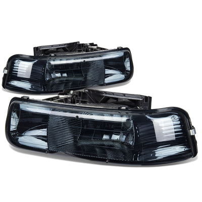 D-Motoring - Headlights - 2 PCS - Plug-n-Play - Pair - Chevrolet SIlverado 1500(HD) / 2500(HD) / 3500HD / Suburban 1500 / 2500 / Tahoe - 1