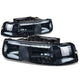 D-Motoring - Headlights - 2 PCS - Plug-n-Play - Pair - Chevrolet SIlverado 1500(HD) / 2500(HD) / 3500HD / Suburban 1500 / 2500 / Tahoe - 1