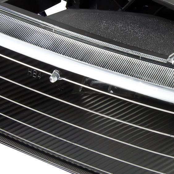 D-Motoring - Headlights - Black Housing - Amber Corner - Plug-n-Play - Pair - Chevrolet SIlverado 1500(HD) / 2500(HD) / 3500HD / Suburban 1500 / 2500 / Tahoe - 5