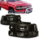 99-06 Chevrolet Silverado Suburban 1500 2500 3500 Tahoe Headlights - Smoked Housing - Plug-n-Play - Pair