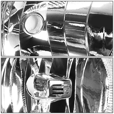 D-Motoring - 07-14 Chevy Silverado  Headlights - Black Housing - Amber Reflector - Plug-n-Play - Pair - 3