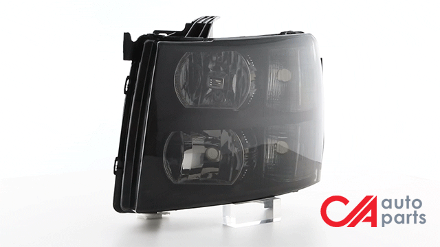 7-14-chevy-silverado-1500-2500-3500-headlights-smoked-lens-clear-corner-plug-n-play-pair-hl-oh-csil07-bk-sm-cl1 - 3