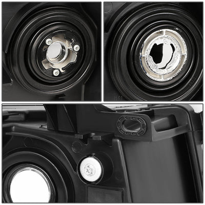 D-Motoring - 07-14 Chevy Silverado  Headlights - Chrome Housing - Amber Corner - Plug-n-Play - 1 Set - 5