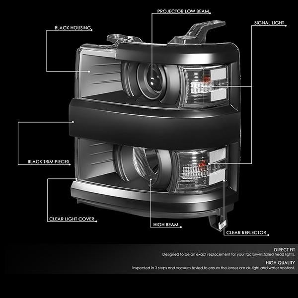 15-19-chevy-silverado-2500hd-3500hd-projector-headlight-black-housing-clear-corner-hl-oh-csil15-bk-cl1 - 2
