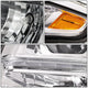 D-Motoring - Headlights - LED DRL - Chrome Housing - Amber Corner - Projector - Plug-n-Play - Pair - Chevrolet Tahoe / Suburban - 2