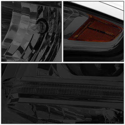 D-Motoring - Headlights - LED DRL - Smoked Lens - Amber Corner - Projector - Plug-n-Play - Pair - Chevrolet Tahoe / Suburban - 3