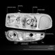 D-Motoring - Headlights - Chrome Housing - Clear Lens - Clear Corner - Plug-n-Play - Pair - GMC SIERRA C3 / 1500 DENALI / CLASSIC / GMC YUKON DENALI / XL 1500 DENALI - 2