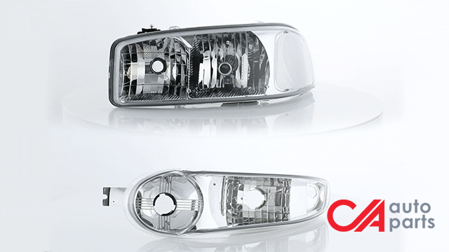 chrome-housing-clear-reflector-headlights-gmc-sierra-gmc-yukon-hl-oh-dan994p-ch-cl1 - 3