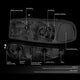 D-Motoring - Headlights - Smoked Lens - Clear Corner - Plug-n-Play - Pair - GMC SIERRA C3 / 1500 DENALI / CLASSIC / GMC YUKON DENALI / XL 1500 DENALI - 2