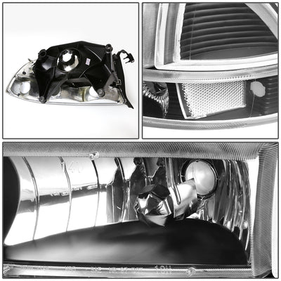 D-Motoring - Headlights - Black Housing - Plug-n-Play - Pair - Dodge Dakota / Durango - 2