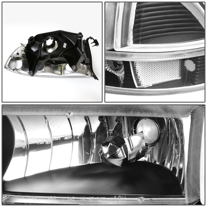 D-Motoring - Headlights - Black Housing - Plug-n-Play - Pair - Dodge Dakota / Durango - 2