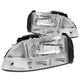 D-Motoring - Headlights - Chrome Housing - Plug-n-Play - Pair - Dodge Dakota / Durango - 3