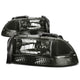 D-Motoring - Headlights - Smoked Lens - Clear Corner - Plug-n-Play - Pair - Dodge Dakota / Durango - 1