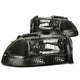 D-Motoring - Headlights - Smoked Lens - Clear Corner - Plug-n-Play - Pair - Dodge Dakota / Durango - 3