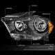 D-Motoring - Headlights - Black Housing - Clear Lens - Amber Corner - Plug-n-Play - Pair - 11-13 Dodge Durango - 2