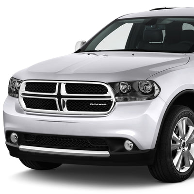 D-Motoring - Headlights - Black Housing - Clear Lens - Clear Corner - Plug-n-Play - Pair - 11-13 Dodge Durango - 7