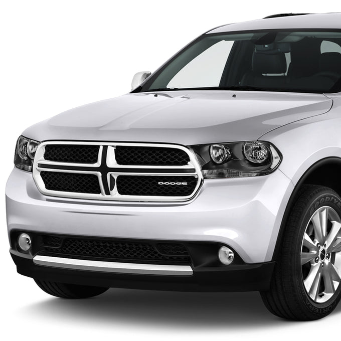 D-Motoring - Headlights - Black Housing - Clear Lens - Clear Corner - Plug-n-Play - Pair - 11-13 Dodge Durango - 7