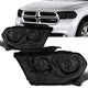 11-13 Dodge Durango Headlights - Smoked Housing - Smoked Lens - Clear Corner - Plug-n-Play - Pair
