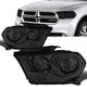 11-13 Dodge Durango Headlights - Smoked Housing - Smoked Lens - Clear Corner - Plug-n-Play - Pair