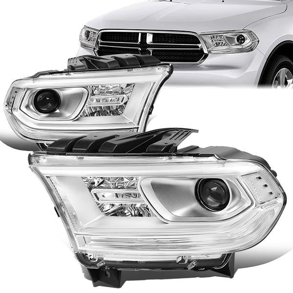 14-19-dodge-durango-projector-headlight-headlamp-chrome-housing-clear-corner-hl-oh-ddur14-ch-cl1 - 1