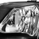 D-Motoring - 01-07 Dodge Grand Caravan  Headlights - Black Housing - Amber Reflector - Plug-n-Play - Pair - 2