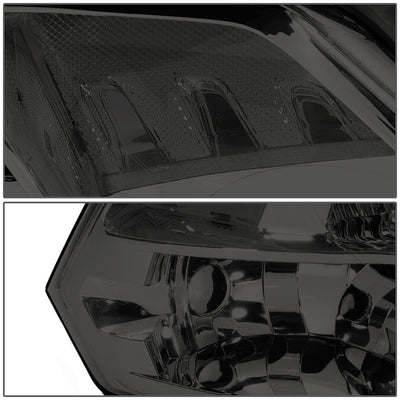 D-Motoring - Headlights - Smoked Lens - Clear Corner - Plug-n-Play - Pair - RAM 1500 / 2500 / 3500 / 4500 / 5500 - 3