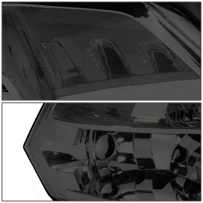 D-Motoring - Headlights - Smoked Lens - Clear Corner - Plug-n-Play - Pair - RAM 1500 / 2500 / 3500 / 4500 / 5500 - 3