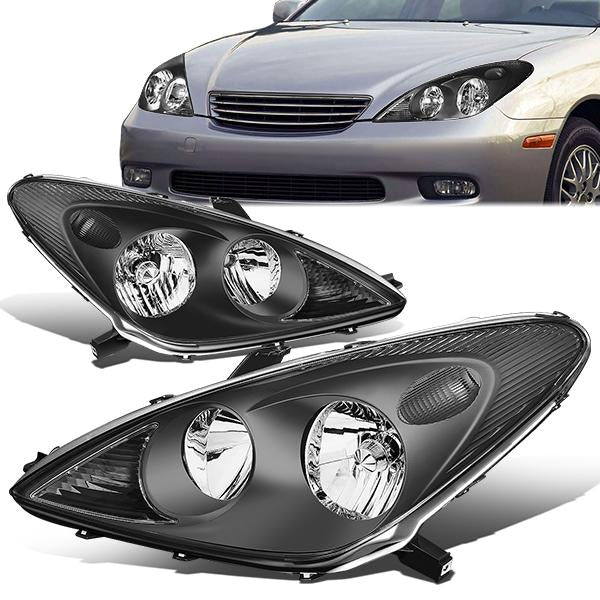 02-04-lexus-es300-es330-headlight-headlamps-black-housing-hl-oh-es30002-bk-cl1 - 1
