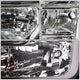 D-Motoring - Headlights - Chrome Housing - Amber Corner - Plug-n-Play - Pair - 15-17 Ford F-150 - 2