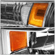D-Motoring - Headlights - Chrome Housing - Amber Corner - Plug-n-Play - Pair - 15-17 Ford F-150 - 3