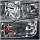 D-Motoring - Headlights - Smoked Lens - Amber Corner - Plug-n-Play - Pair - 15-17 Ford F-150 - 2