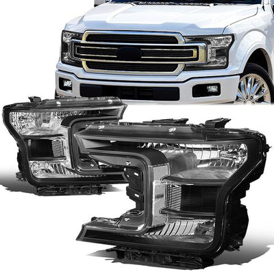 18-19-ford-f-150-headlight-headlamps-black-housing-clear-corner-hl-oh-f15018-bk-cl1 - 1