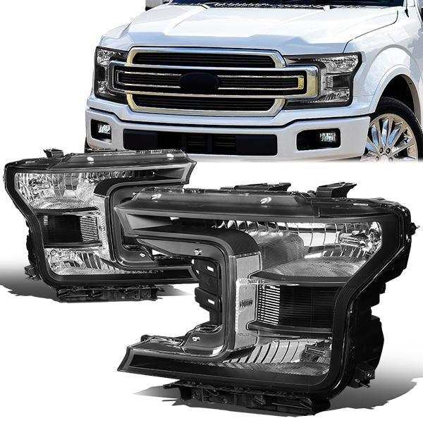 18-19-ford-f-150-headlight-headlamps-black-housing-clear-corner-hl-oh-f15018-bk-cl1 - 1