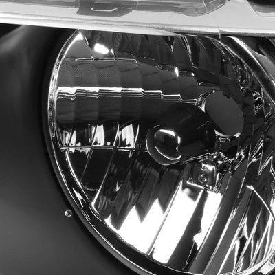 D-Motoring - Headlights - Black Housing - Amber Corner - Plug-n-Play - Pair - Ford F-150 / Lincoln Mark LT - 2