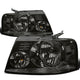 D-Motoring - Headlights - Smoked Lens - Clear Corner - Plug-n-Play - Pair - Ford F-150 / Lincoln Mark LT - 1