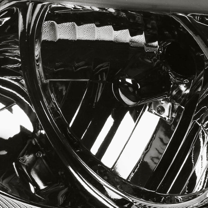 D-Motoring - Headlights - Smoked Lens - Clear Corner - Plug-n-Play - Pair - Ford F-150 / Lincoln Mark LT - 2