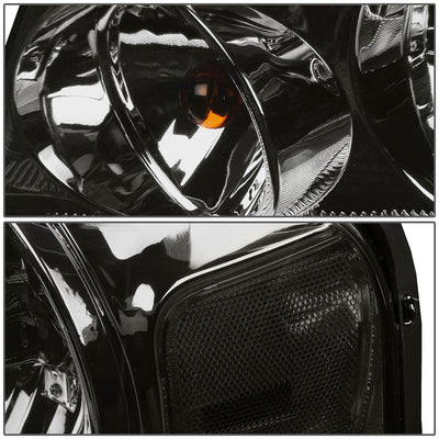 D-Motoring - Headlights - Smoked Lens - Clear Corner - Plug-n-Play - Pair - Ford F-150 / Lincoln Mark LT - 4