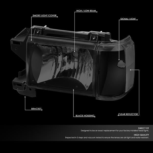 87-91-ford-f-150-f-250-f-350-bronco-headlight-corner-lamps-smoked-housing-hl-oh-f15087-bk-sm-cl1 - 2