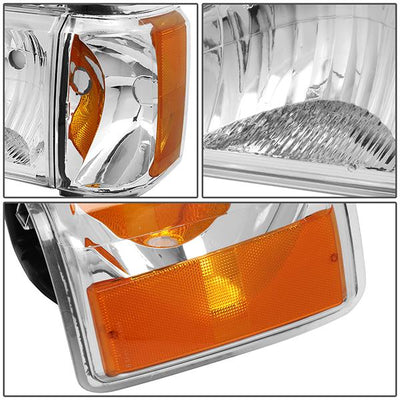 87-91-ford-f-150-f-250-f-350-bronco-headlight-corner-lamps-chrome-housing-hl-oh-f15087-ch-am - 4