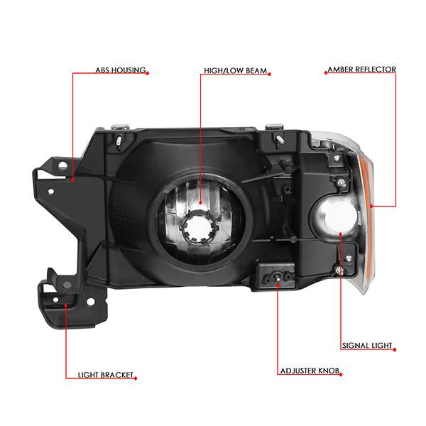87-91-ford-f-150-f-250-f-350-bronco-headlight-corner-lamps-chrome-housing-hl-oh-f15087-ch-am - 6