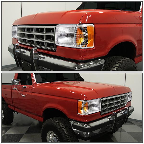 87-91 Ford F-150 F-250 F-350 Bronco Factory Style Headlights 87-91 Ford F-150 F-250 F-350 Bronco Factory Style Headlights