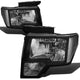 D-Motoring - Headlights - Black Housing - Plug-n-Play - Pair - 09-14 Ford F-150 - 1