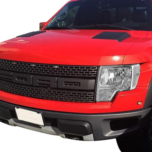 09-14 Ford F150 Headlights - Chrome Housing - Clear Lens - Clear Corner - Plug-n-Play - Pair - 6