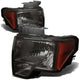 D-Motoring - Headlights - Smoked Lens - Amber Corner - Plug-n-Play - Pair - 09-14 Ford F-150 - 4